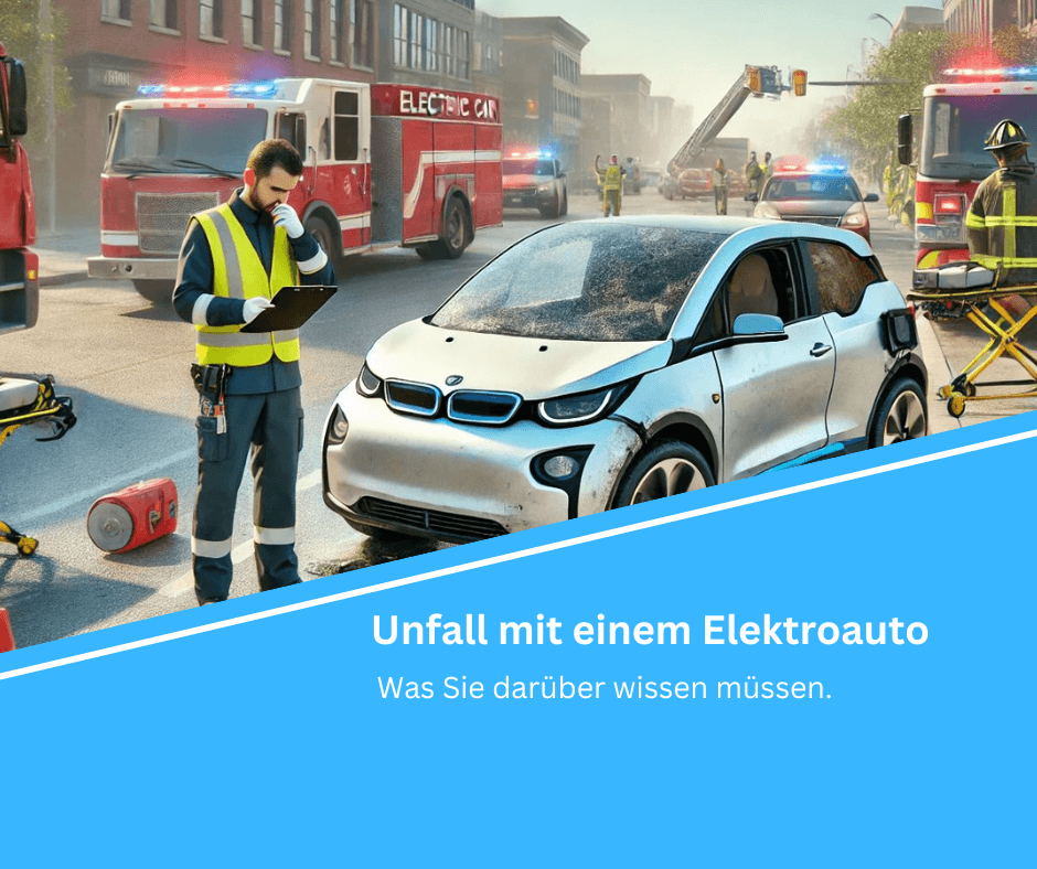 Unfall mit einem Elektroauto
